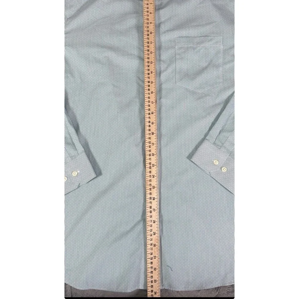 Banana Republic Mens XL NWT Green Stripe Non-Iron Classic Fit Shirt.